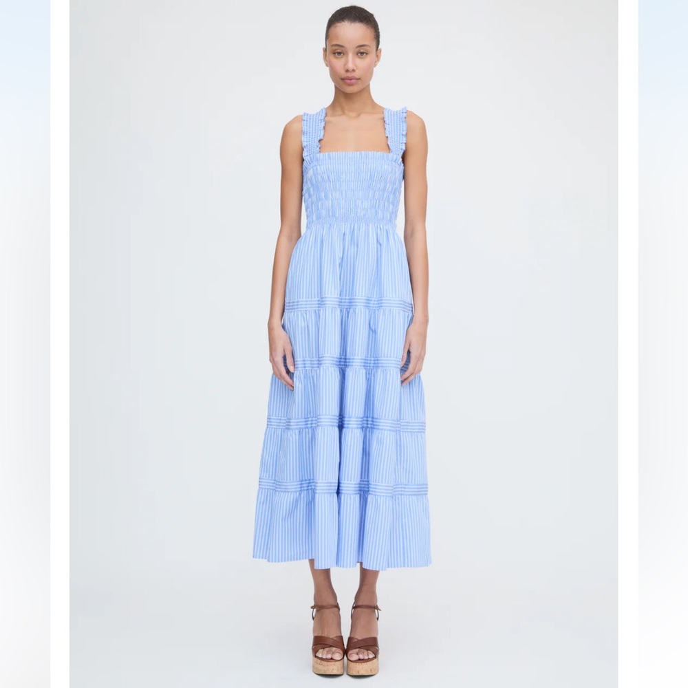 NWT Hill House Kimmy Dress in Blue Stripe